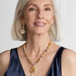 Online The Met Store Medieval Byzantine Statement Necklace and Drop Earrings Set