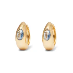 New The Met Store Medieval Stone Hoop Earrings