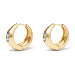 New The Met Store Medieval Stone Hoop Earrings