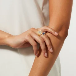 Hot The Met Store Mediterranean Coin and Stone Ring
