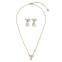 Online The Met Store Meiji Butterfly Pendant Necklace and Drop Earrings Set