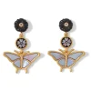 The Met Store Meiji Butterfly Statement Earrings