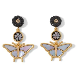 The Met Store Meiji Butterfly Statement Earrings