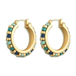 Outlet The Met Store Middle Kingdom Cylindrical Bead Earrings