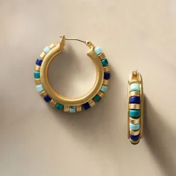 Outlet The Met Store Middle Kingdom Cylindrical Bead Earrings
