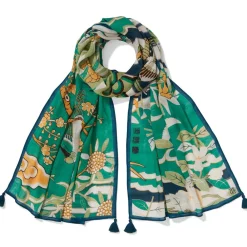 Online The Met Store Ming Birds and Flowering Branches Oversize Oblong Scarf