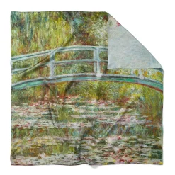 Outlet The Met Store Monet Blooms Double-Sided Square Silk Scarf