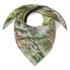 Outlet The Met Store Monet Blooms Double-Sided Square Silk Scarf