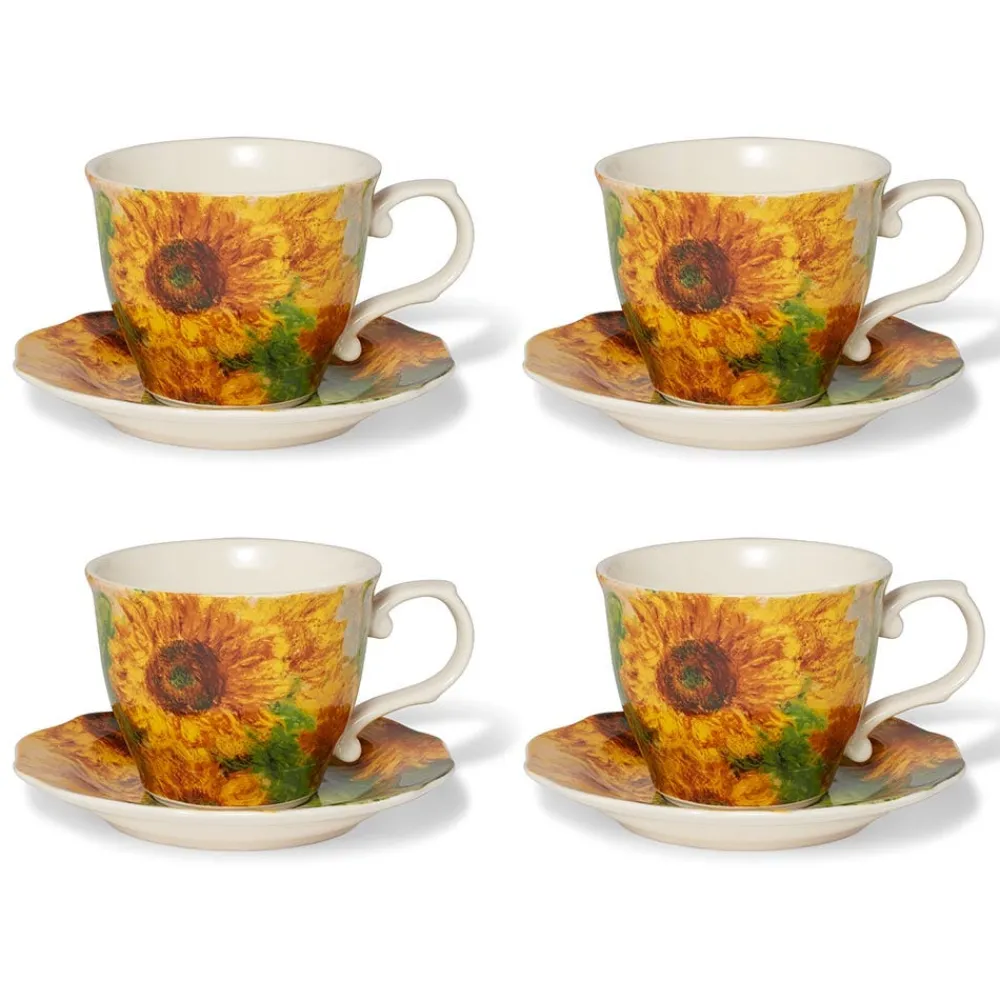 Hot The Met Store Monet Sunflowers Teacup and Saucer