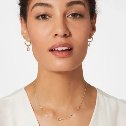 New The Met Store Moon and Star Hoop Earrings