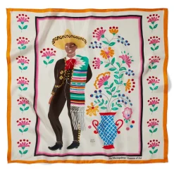 New The Met Store Mérida Saltillo Dress Silk Neckerchief