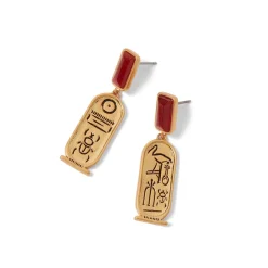 The Met Store New Kingdom Gems Double-Drop Earrings