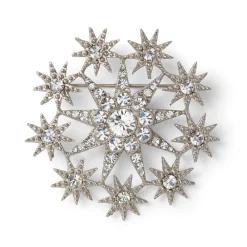 Best The Met Store Ottoman Star Antiqued Silver Brooch