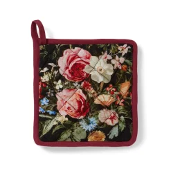 The Met Store Peeters Bouquet of Flowers Pot Holder and Oven Mitt Set