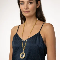 New The Met Store Philippine Pearl Magnifier Pendant Necklace
