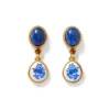 Outlet The Met Store Qing Bottle Floral Drop Earrings