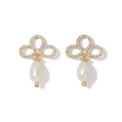 New The Met Store Royal Tudor Pearl Drop Earrings