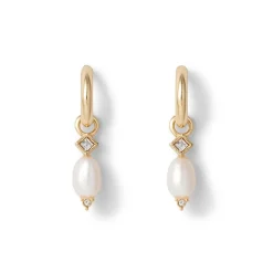 Discount The Met Store Royal Tudor Small Hoop Earrings with Pearls