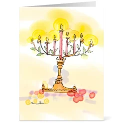 Discount The Met Store Sklar: Golden Lights Hanukkah Cards