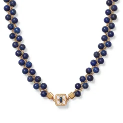 The Met Store Spanish Baldric Lapis Braided Necklace