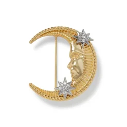 Online The Met Store Spanish Day and Night Moon Brooch
