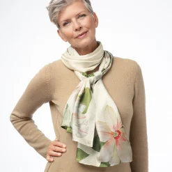 Best The Met Store Studies of Magnolias Oblong Silk Scarf
