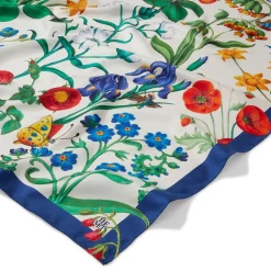 Clearance The Met Store The Met Cloisters Garden Square Silk Scarf