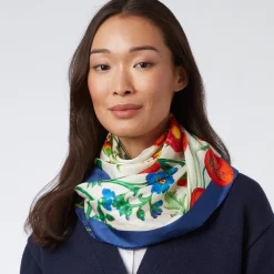 Clearance The Met Store The Met Cloisters Garden Square Silk Scarf