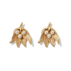 New The Met Store The Met Cloisters Garden Fava Bean Stud Earrings