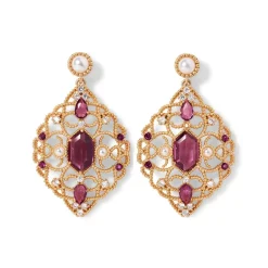 Clearance The Met Store Turkish Amethyst Statement Earrings