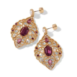 Clearance The Met Store Turkish Amethyst Statement Earrings