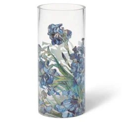 The Met Store Van Gogh Irises Glass Vase