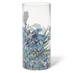 The Met Store Van Gogh Irises Glass Vase