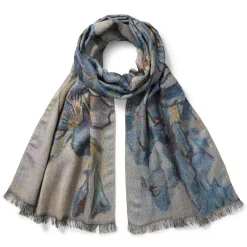 Sale The Met Store Van Gogh Irises Wool-Blend Shawl