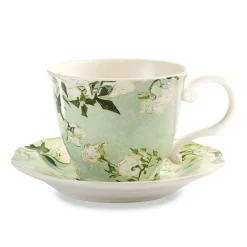 Hot The Met Store Van Gogh Roses Teacup and Saucer