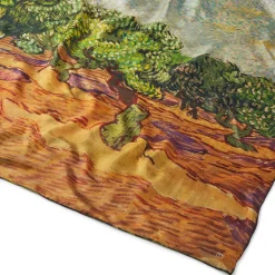 Best The Met Store Van Gogh Stylized Nature Double-Sided Square Silk Scarf