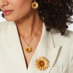Clearance The Met Store Van Gogh Sunflower Brooch