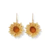Outlet The Met Store Van Gogh Sunflower Drop Earrings
