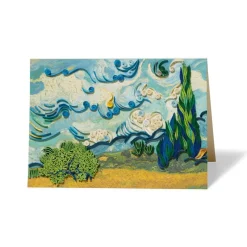 Online The Met Store Van Gogh Wheat Field with Cypresses Quilled Card