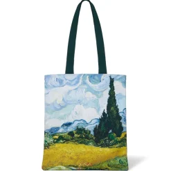 Sale The Met Store Van Gogh Wheat Field with Cypresses Tote
