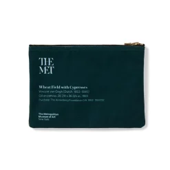 Outlet The Met Store Van Gogh Wheat Field with Cypresses Zip Pouch