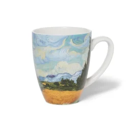 Discount The Met Store Van Gogh Wheat Field with Cypresses Covered Mug with Tea Infuser
