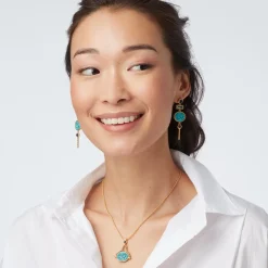 New The Met Store Wedjat Eye Scarab Drop Earrings
