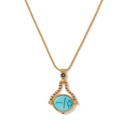 Discount The Met Store Wedjat Eye Scarab Spinning Pendant Necklace
