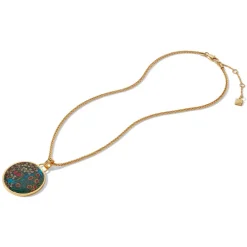 Outlet The Met Store William Morris Blackthorn Enamel Pendant Necklace
