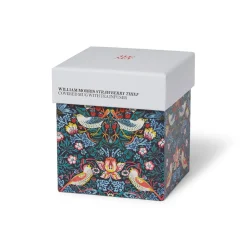 Clearance The Met Store William Morris Strawberry Thief Covered Mug with Tea Infuser