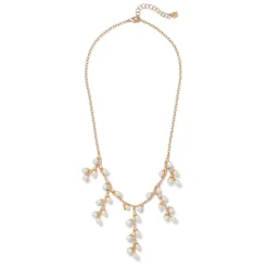 Outlet The Met Store Willow Catkins Pearl Bib Necklace