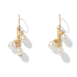 Clearance The Met Store Willow Catkins Pearl Drop Earrings